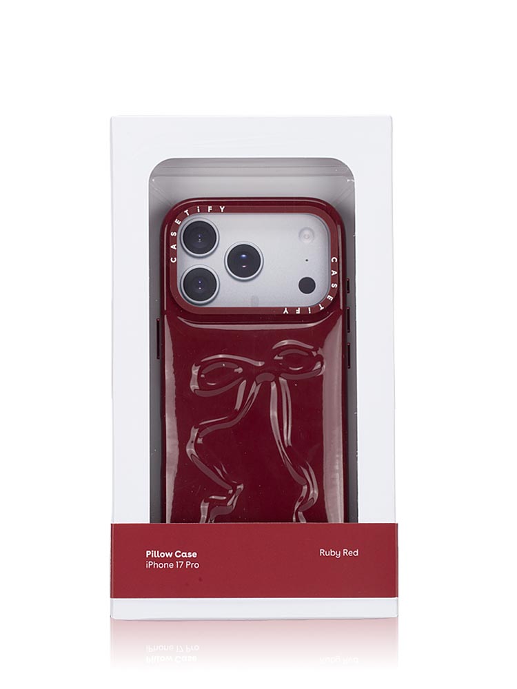 Pillow Case Iphone 17 Pro Ruby Red