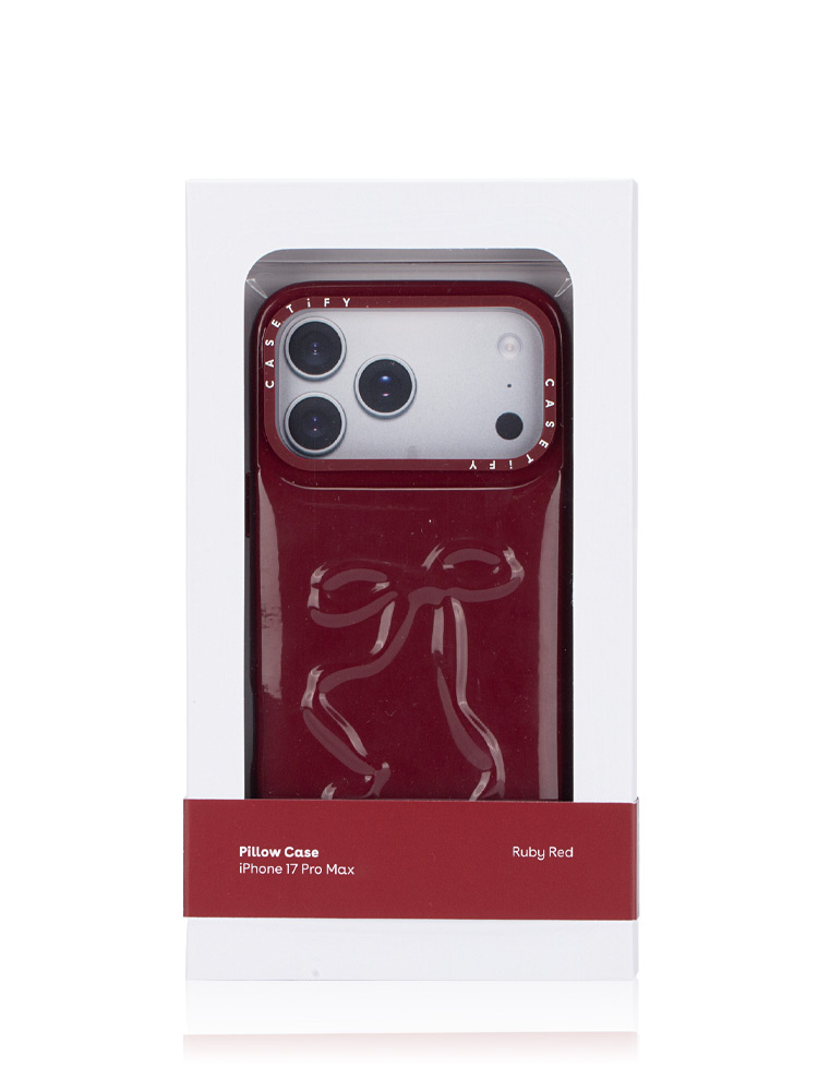 Pillow Case Iphone 17 Pro Max Ruby Red