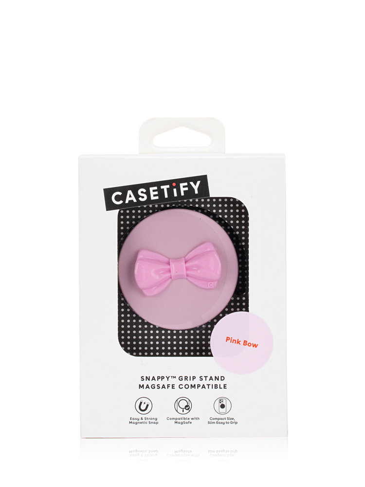 Snappy™ Bow Grip Stand Pink Bow