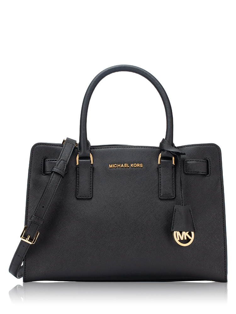 Dillon Leather Satchel Black