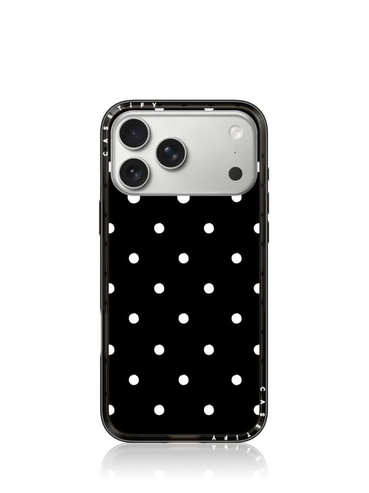 Classic Dottie iPhone 17 Pro Max Compact Case Black