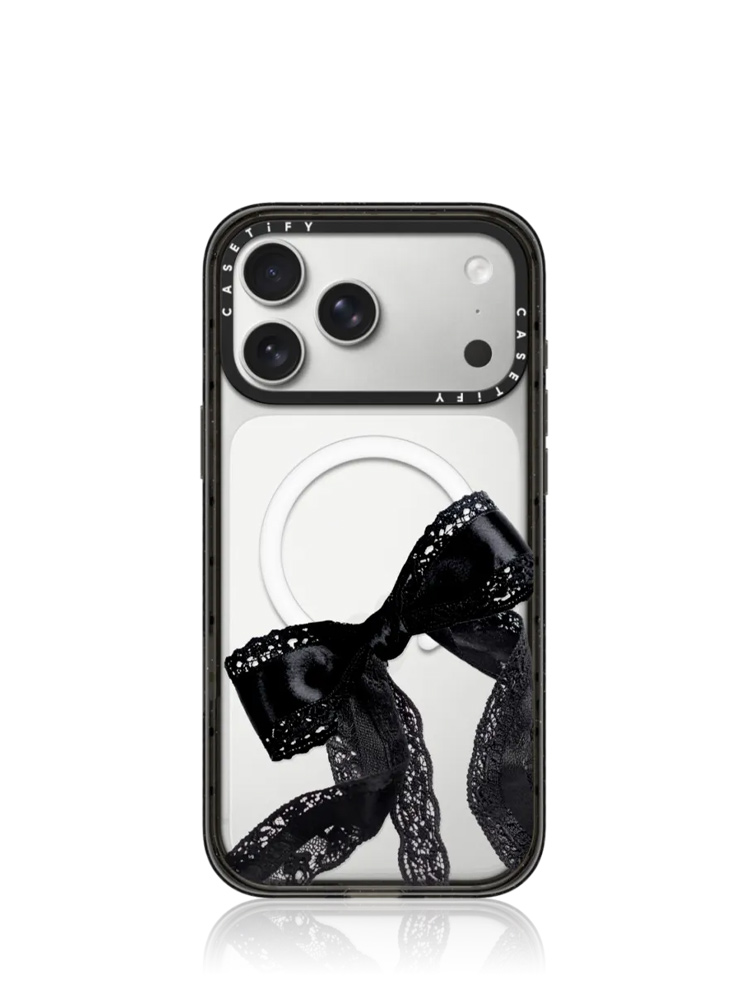 Organza Ribbon Impact iPhone 17 Pro Max Case With Ring Stand