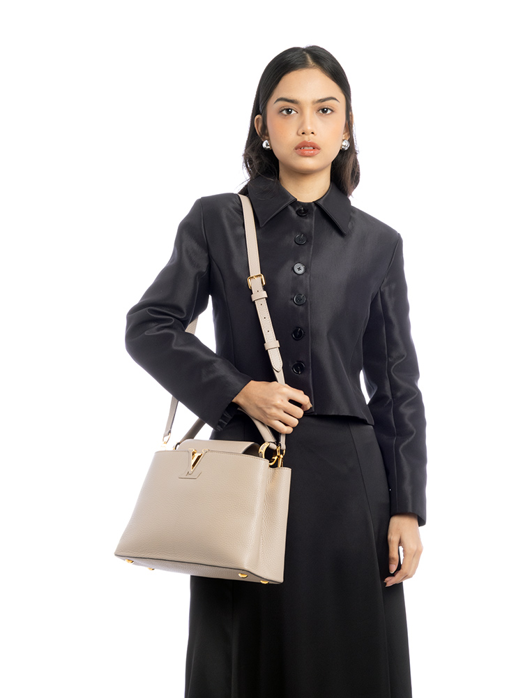 Taurillon Capucines PM Galet