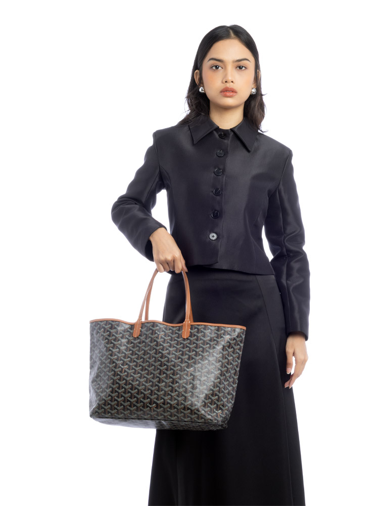 Goyardine Saint Louis PM Noir Gold