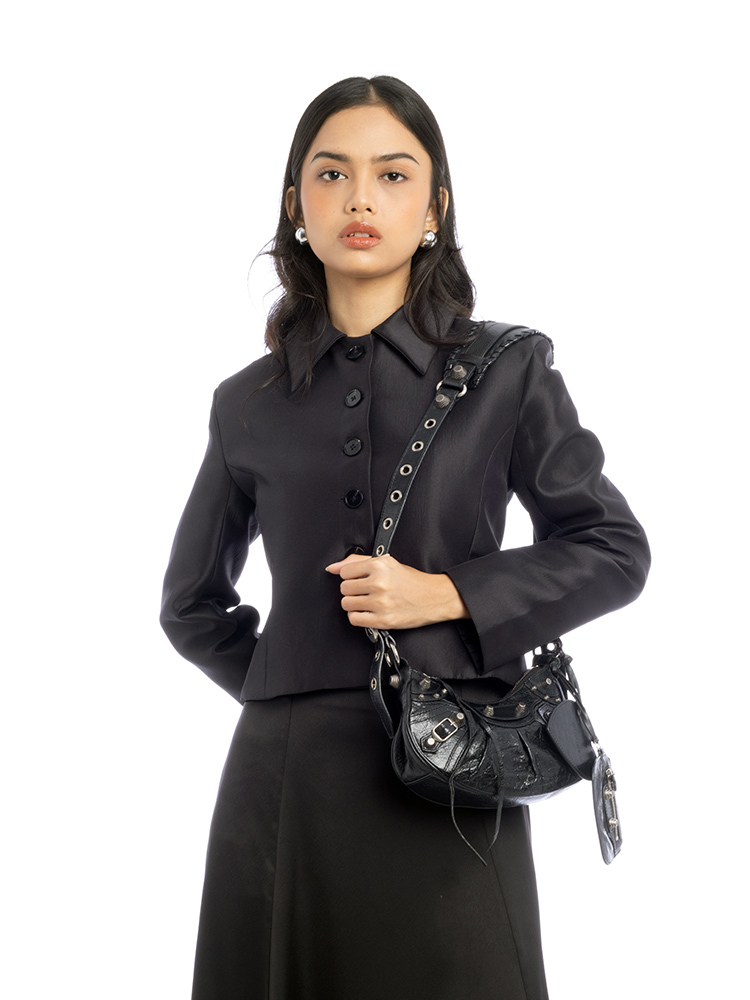 Le Cagole XS Shoulder Bag Black