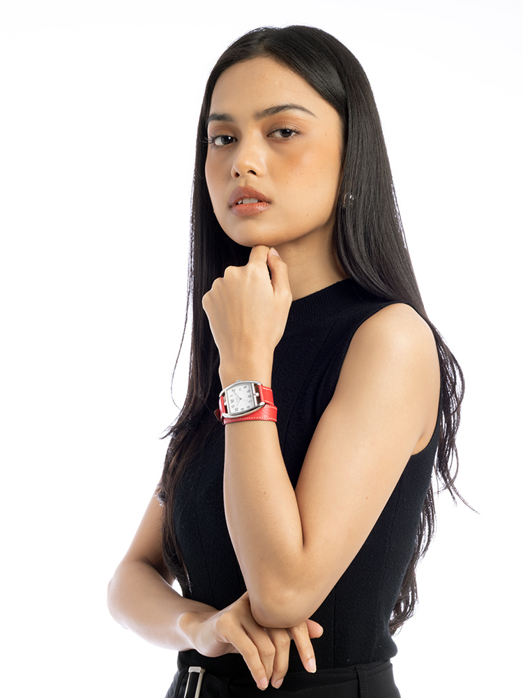 Chevre Mysore 33mm Cape Cod Double Tour Watch Bougainvillea