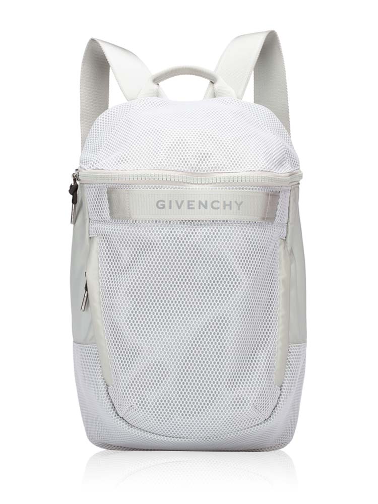 Nylon Mesh G-Trek Backpack Light Grey