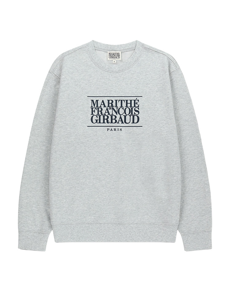 Classic Logo Sweatshirt Light Heather Gray Sz L