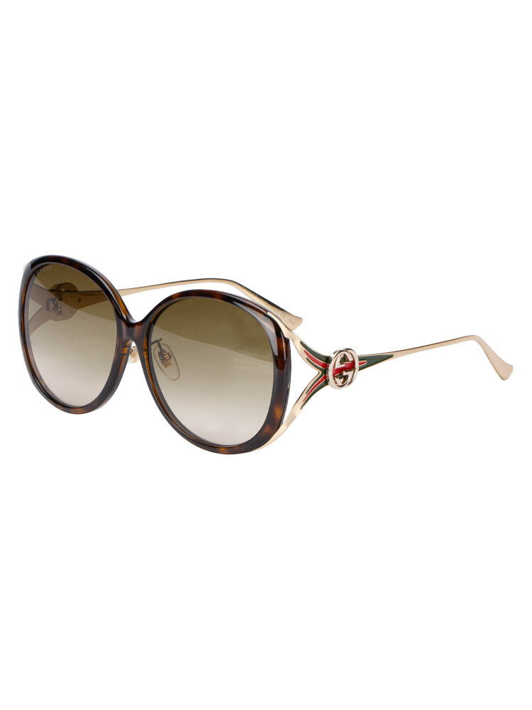 GG0226S Round Sunglasses Tortoise