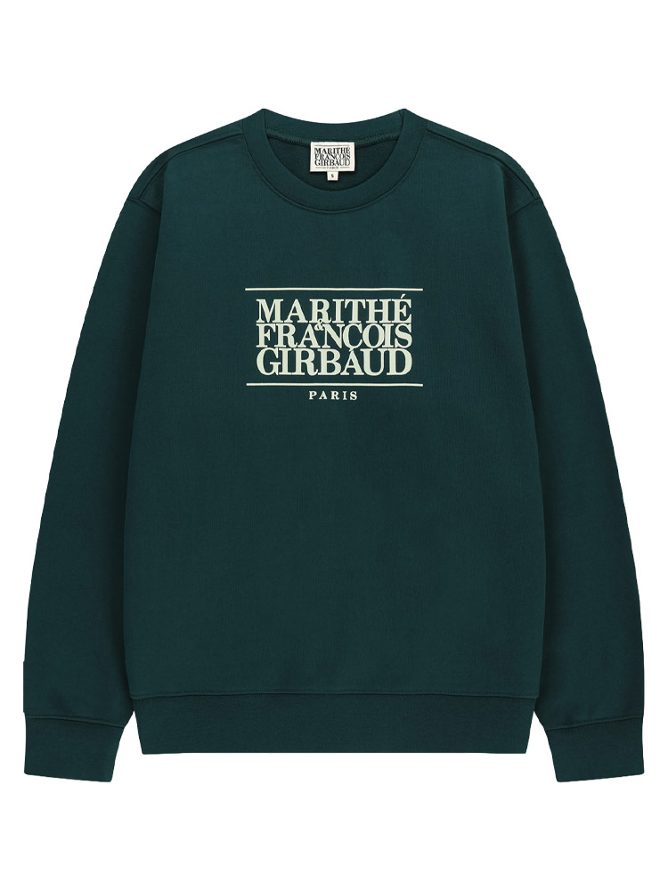 Classic Logo Sweatshirt Dark Teal Sz L