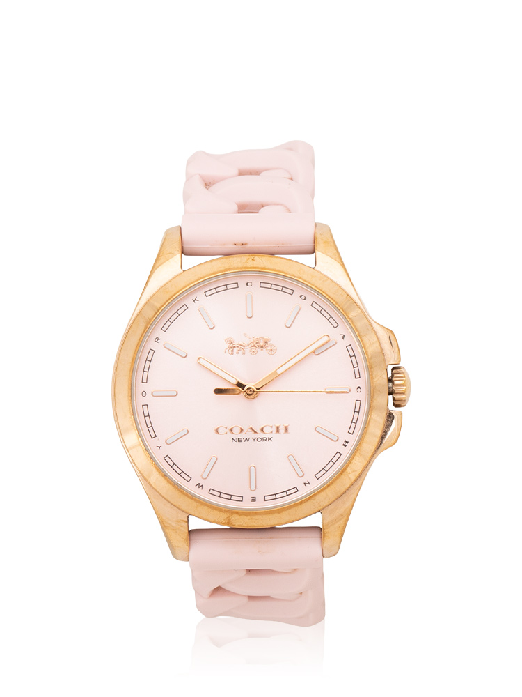 14503781 Libby Rubber Watch Pink Blush