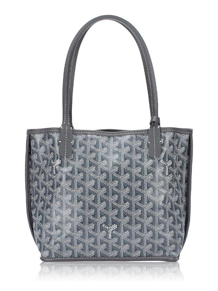 Goyardine Reversible Mini Anjou Grey
