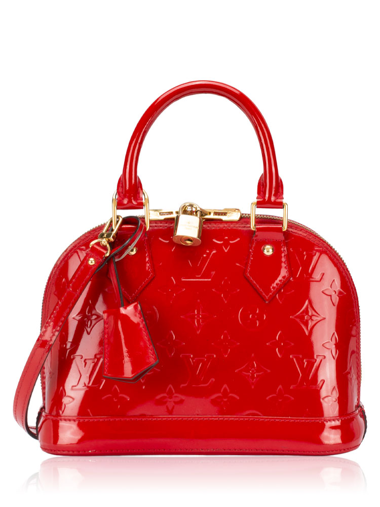 Monogram Vernis Alma BB Pomme D'Amour