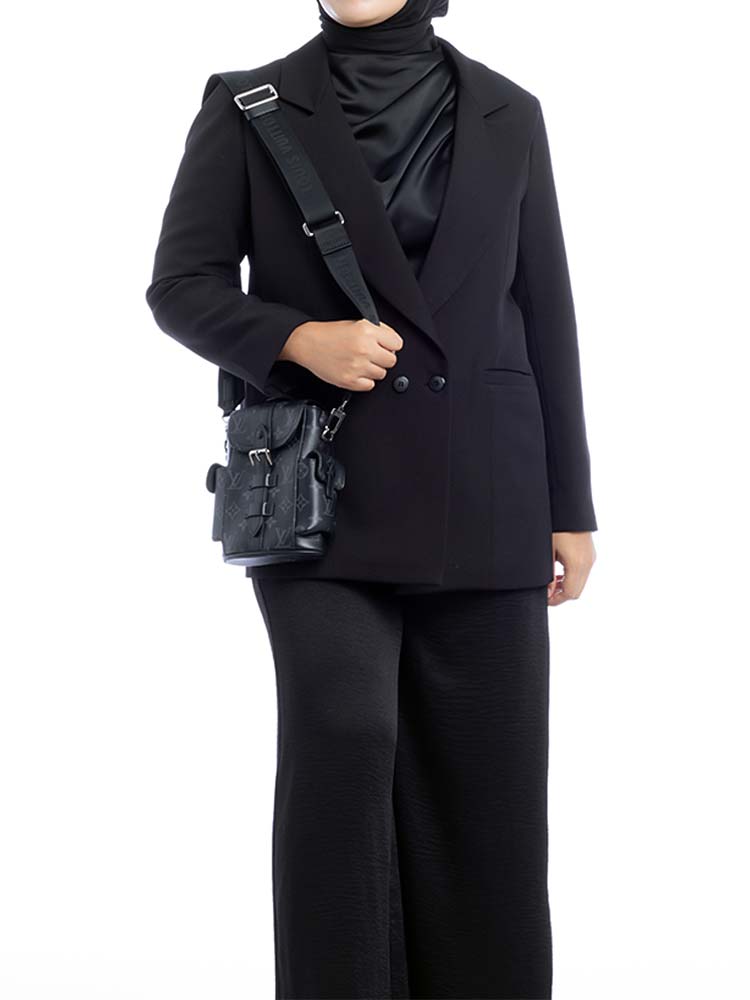 Monogram Eclipse Christopher Nano Backpack Black