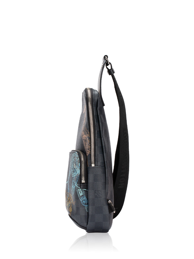 Damier Graphite Wild Animals Avenue Sling Bag