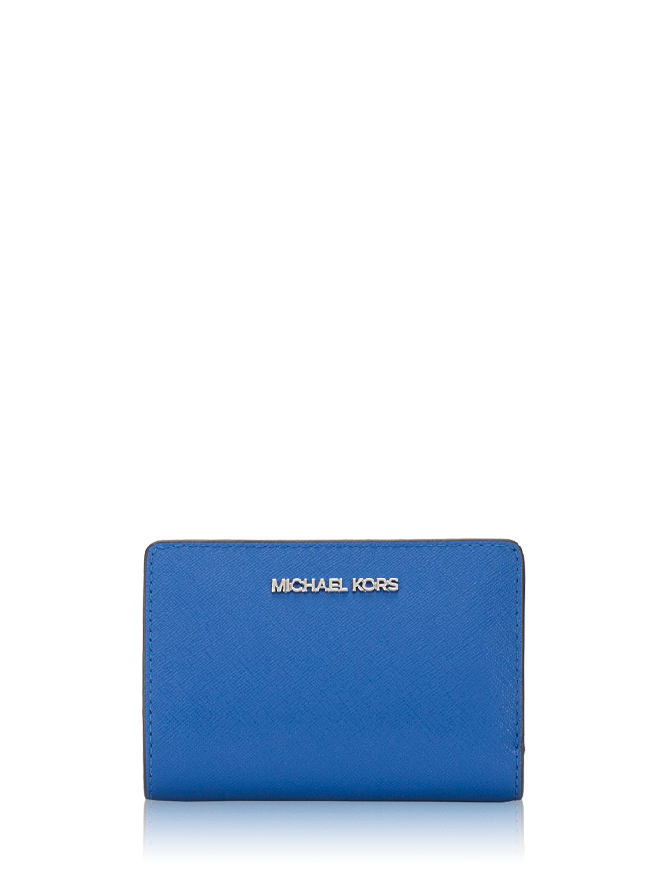 Leather Medium Wallet Galaxy Blue