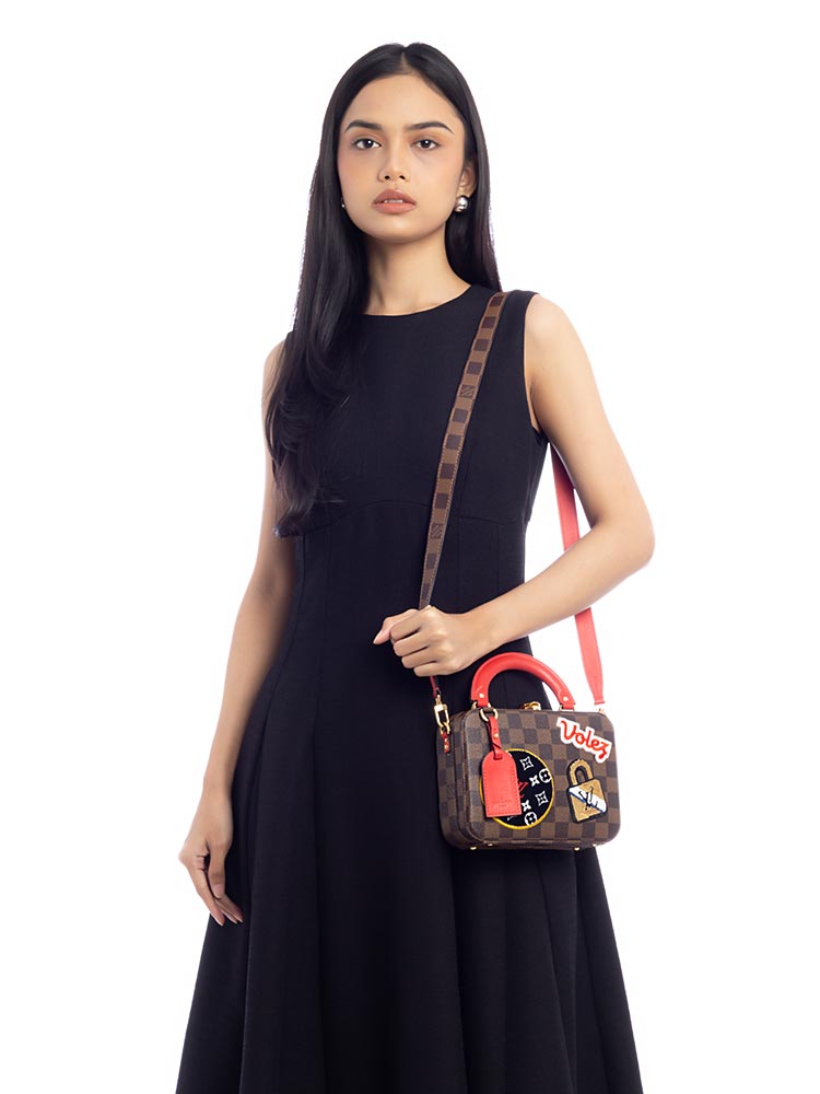 Damier Ebene LV Stories Box