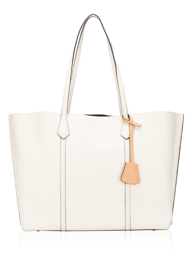 Perry Triple Compartment Tote Ivory