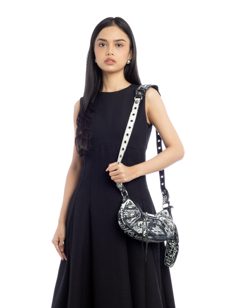 Graffiti Le Cagole XS Shoulder Bag Black