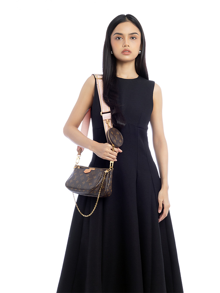 Monogram Multi Pochette Accessories Rose Clair