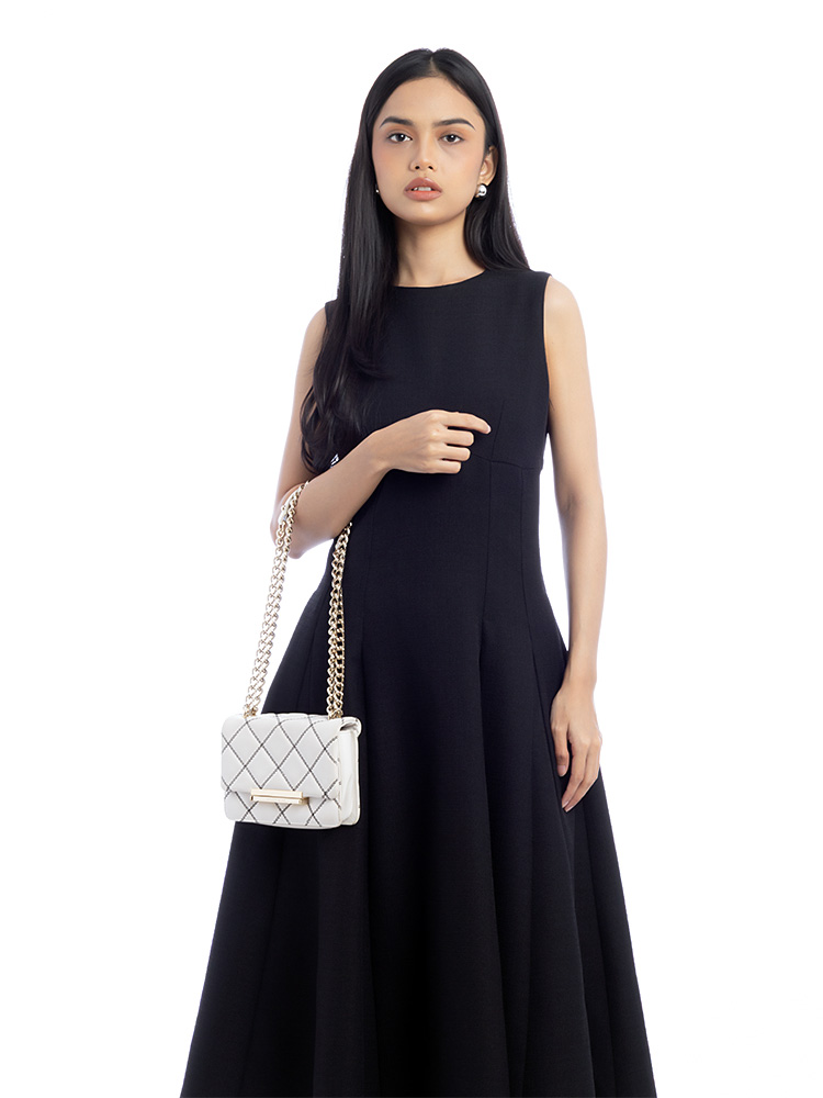 Emerson Place Lawren Mini Crossbody White