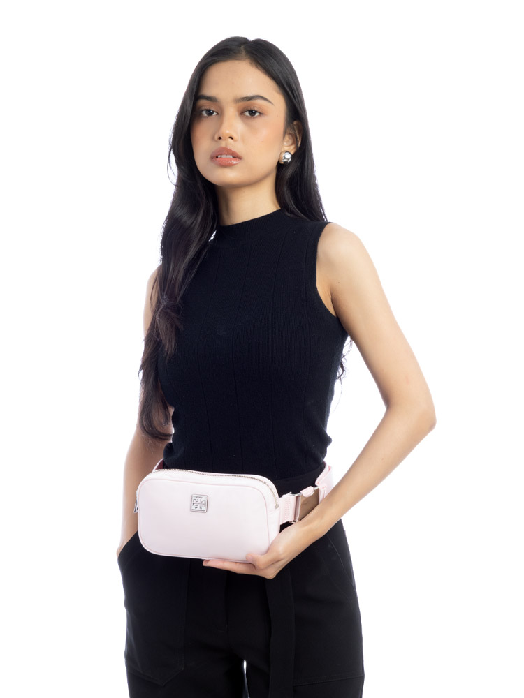 Virginia Nylon Belt Bag Pink