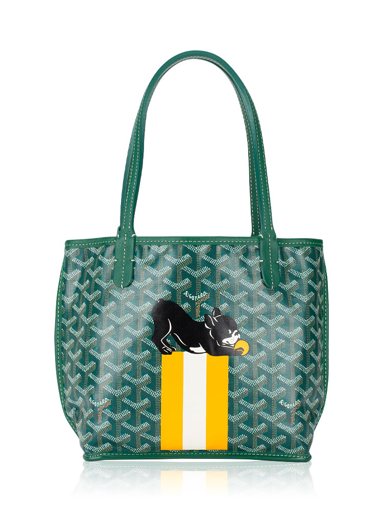 Goyardine Hulot Junior Printed Mini Anjou Green