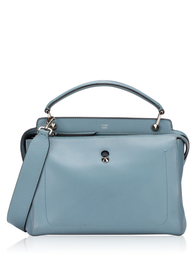 Vitello Dolce DotCom Shoulder Bag Baltico