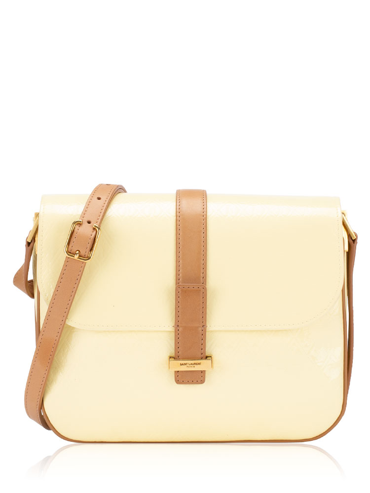 Patent Le Monogramme 99 Shoulder Bag Yellow