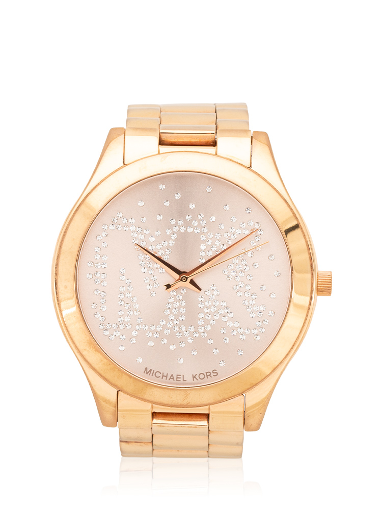MK3591 Runway Slim Watch Rose Gold