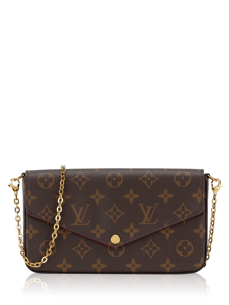 Monogram Pochette Felicie Fuchsia