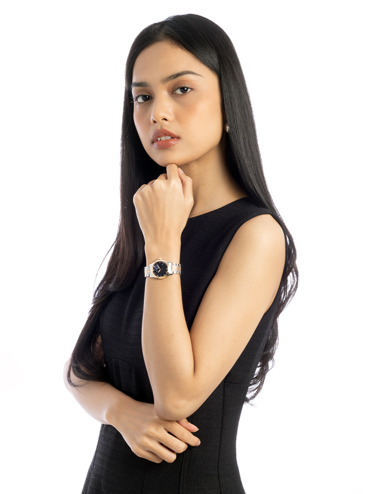 YA126512 G-Timeless 27mm Stainless Watch Silver Gold