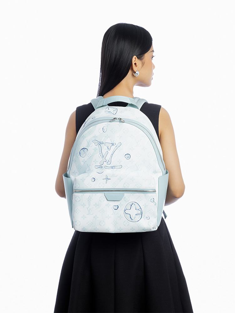 Monogram Discovery Backpack PM Aqua Garden