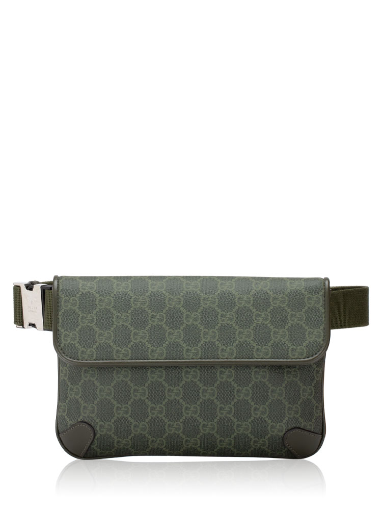 GG Supreme Small Belt Bag Forest Green