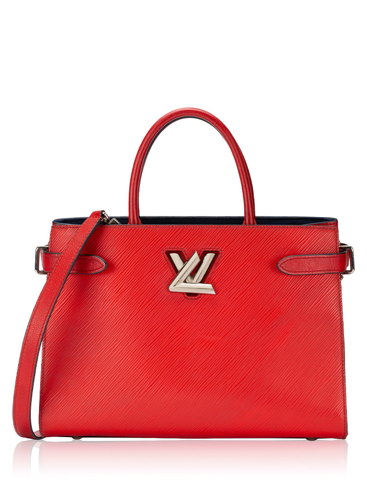 Epi Twist Tote Coquelicot