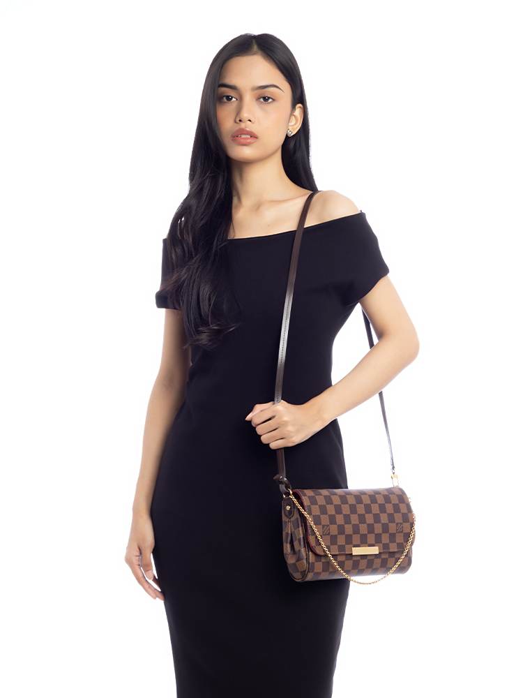 Damier Ebene Favorite MM