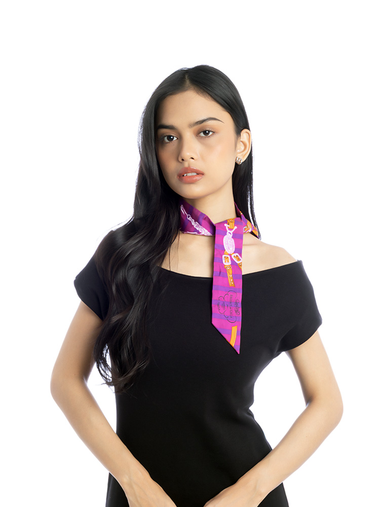 Silk Brides De Gala Twilly Purple Pink