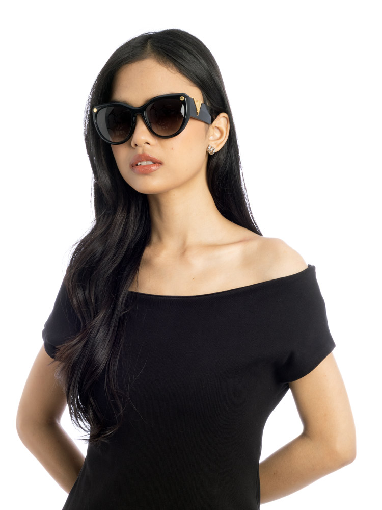 Z0902E My Fair Lady Sunglasses Black