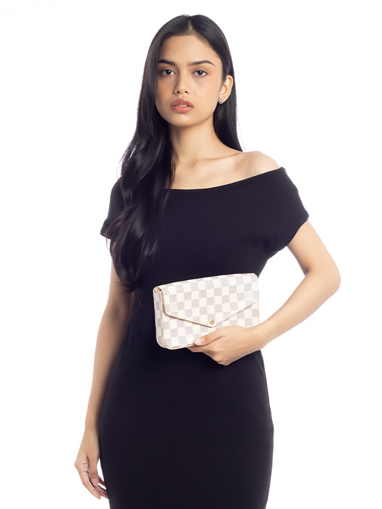 Damier Azur Felicie Pochette