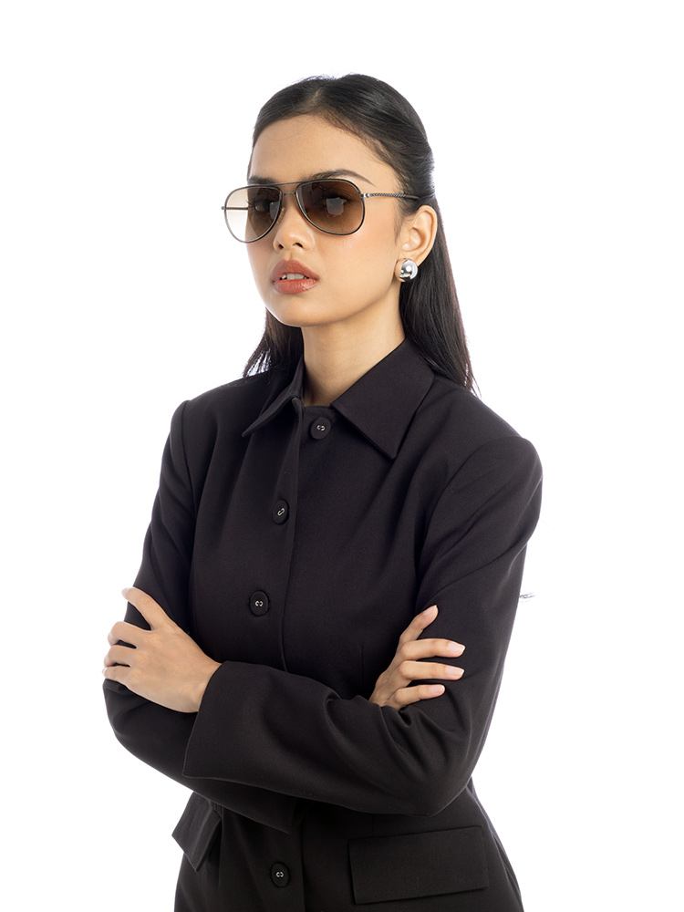 BV51/S Vintage Metal Aviator Sunglasses