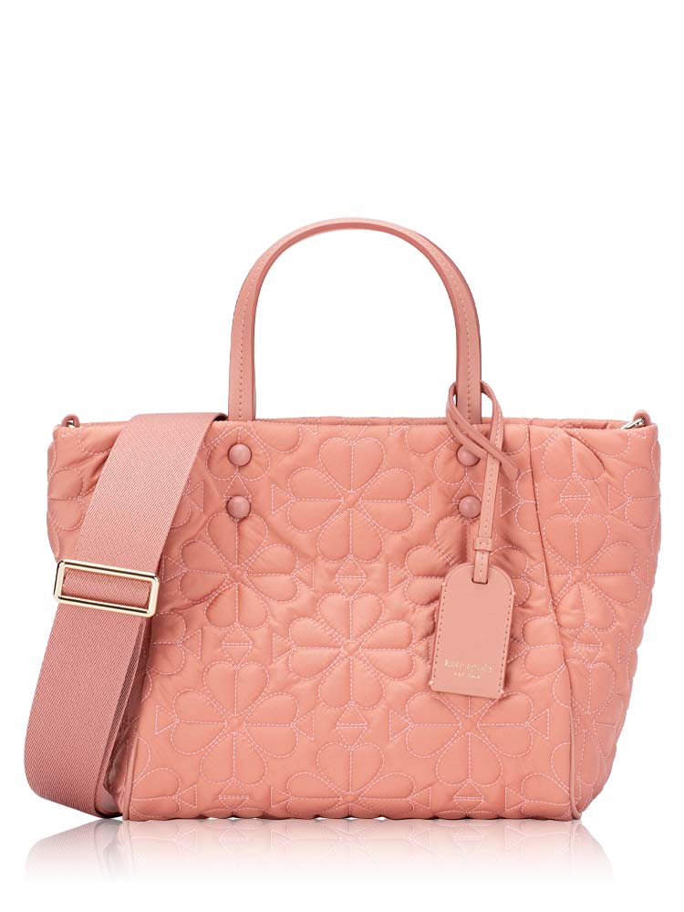 Tilly Quilted Small Tote Cosmetic Pink