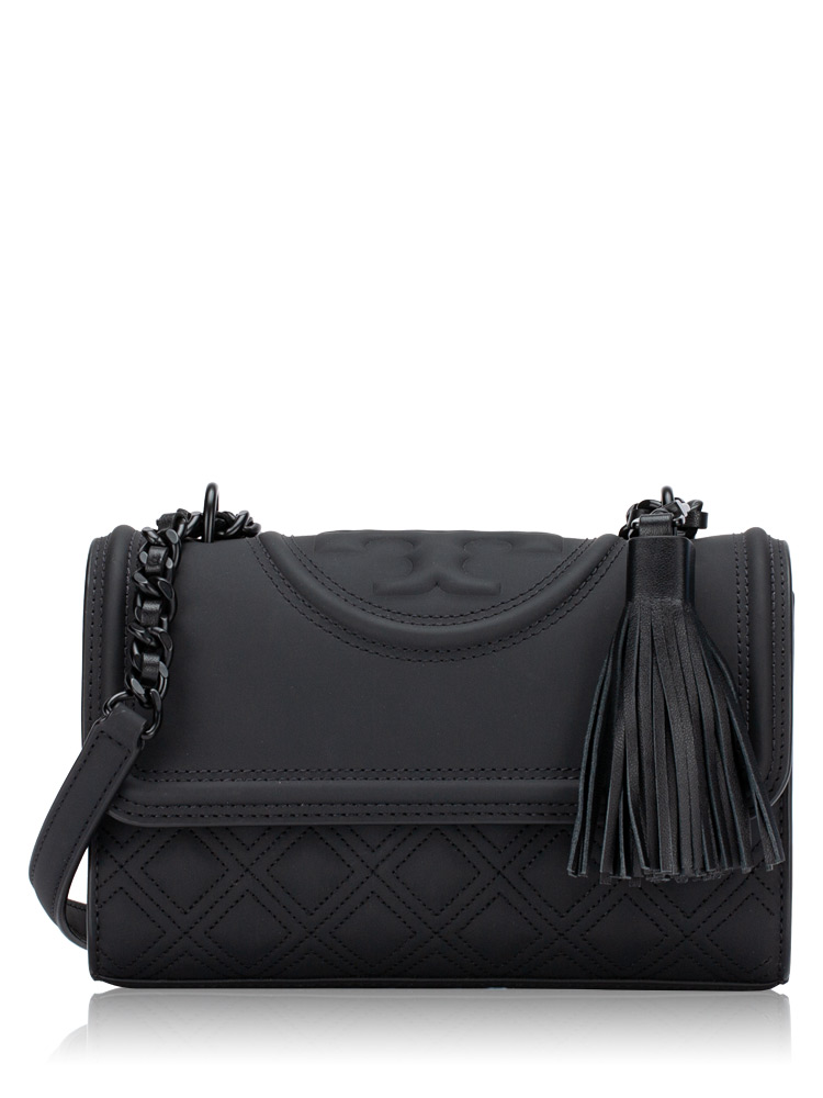 New Fleming Matte Shoulder Bag Black