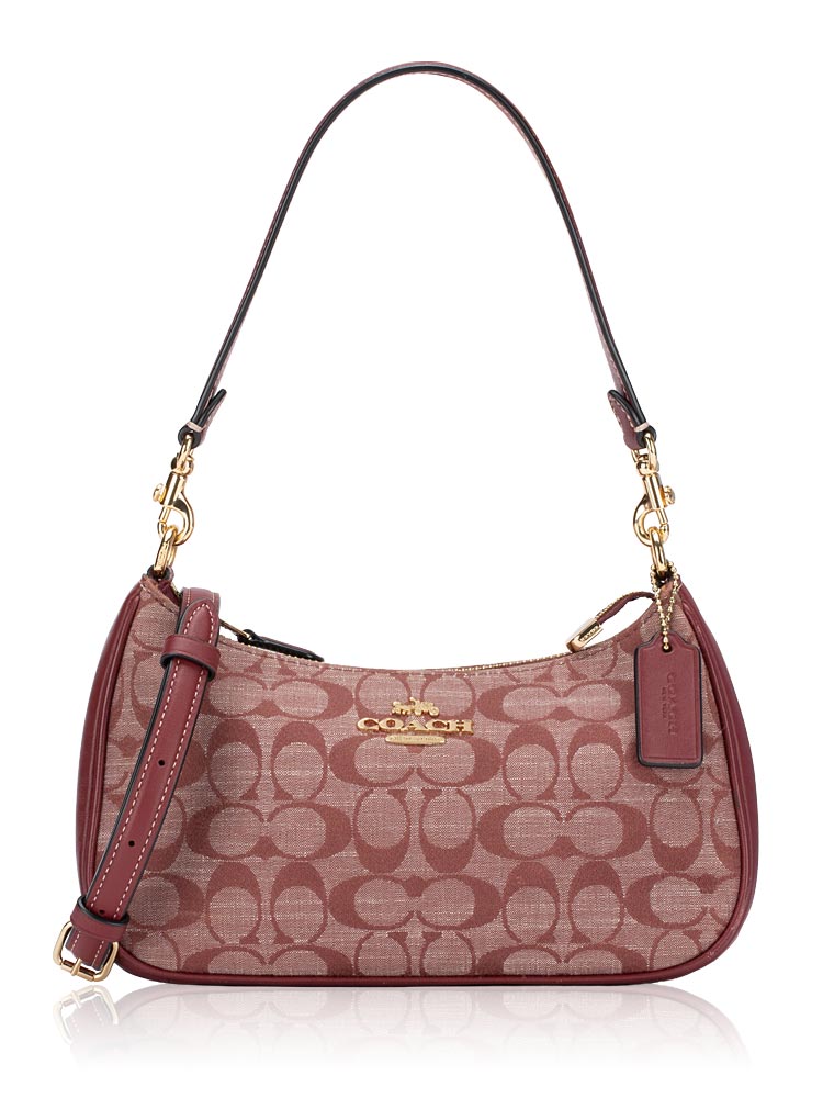 CH139 Signature Chambray Teri Hobo Wine Multi