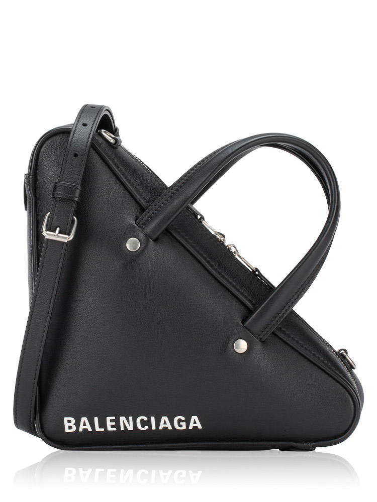 Calfskin Triangle XS Duffle Black