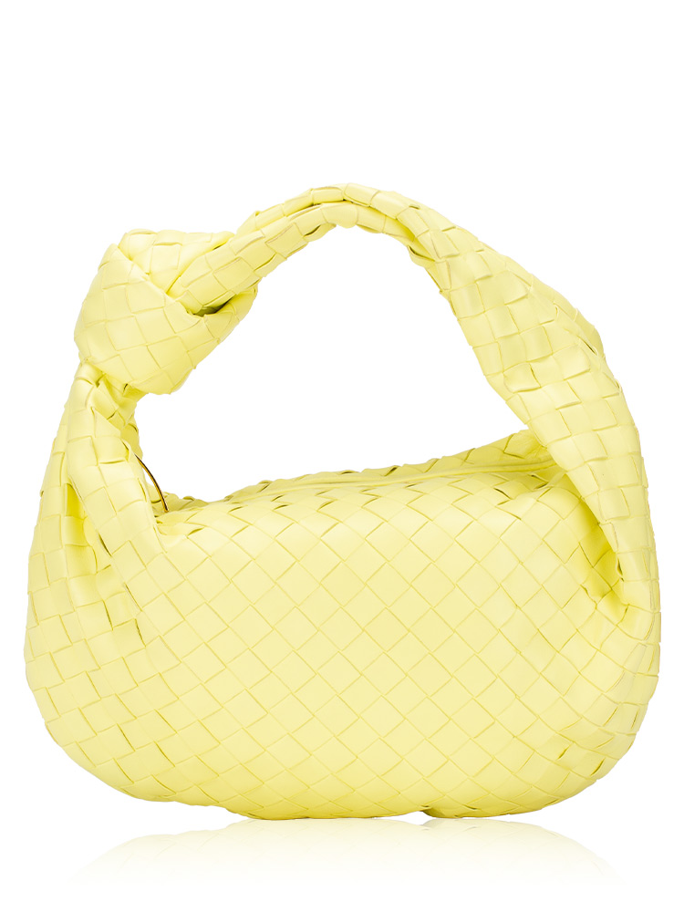 Nappa Intrecciato Jodie Teen Hobo Lantern