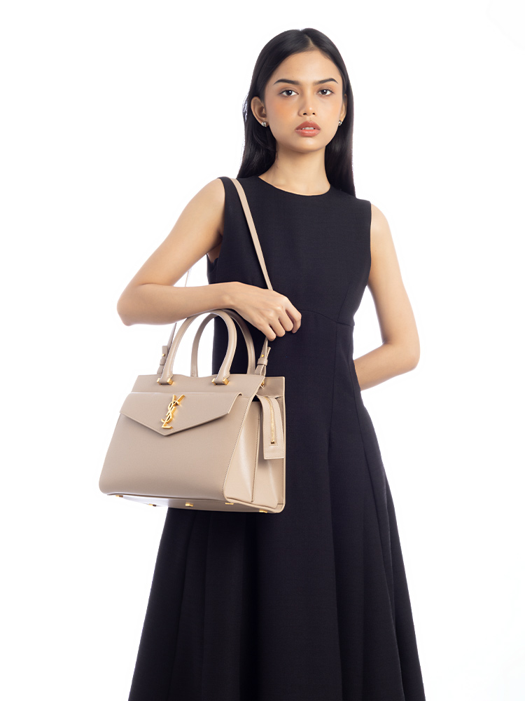 Grain De Poudre Uptown Medium Tote Dark Beige