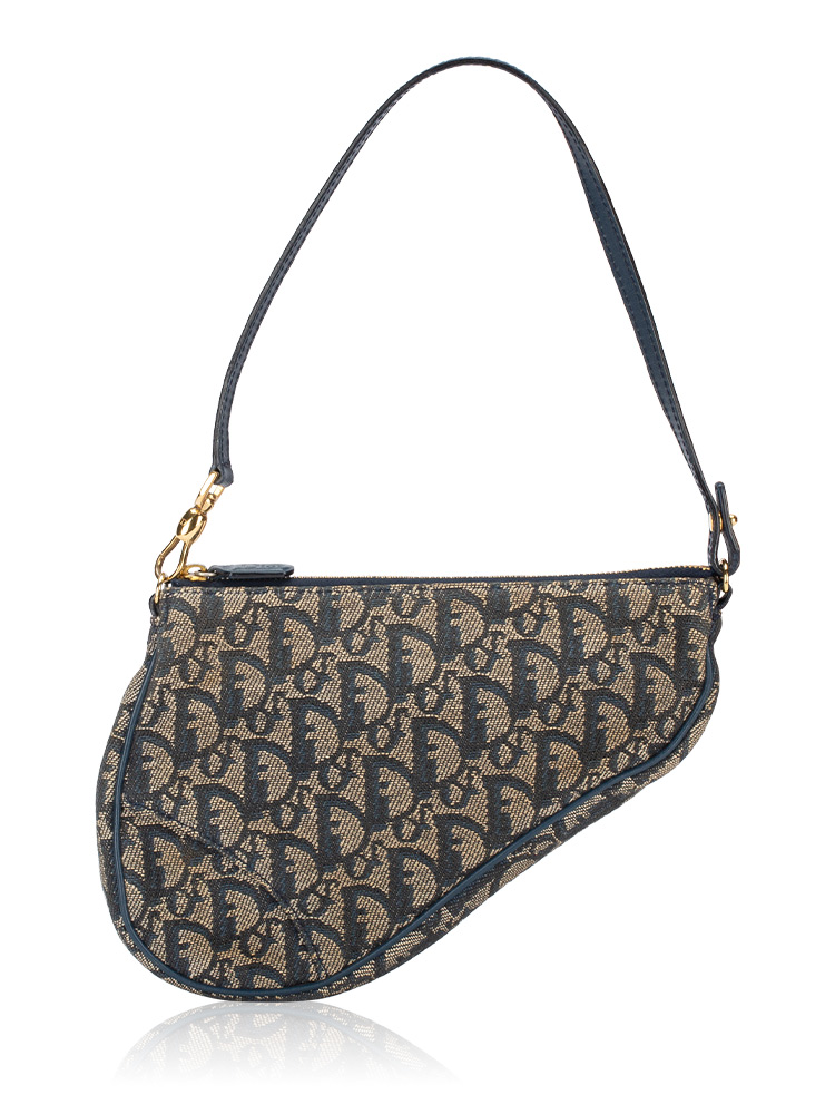 Vintage Trotter Saddle Mini Pochette Dark Blue