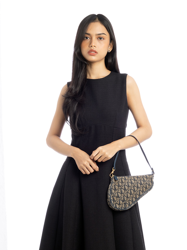 Vintage Trotter Saddle Mini Pochette Dark Blue