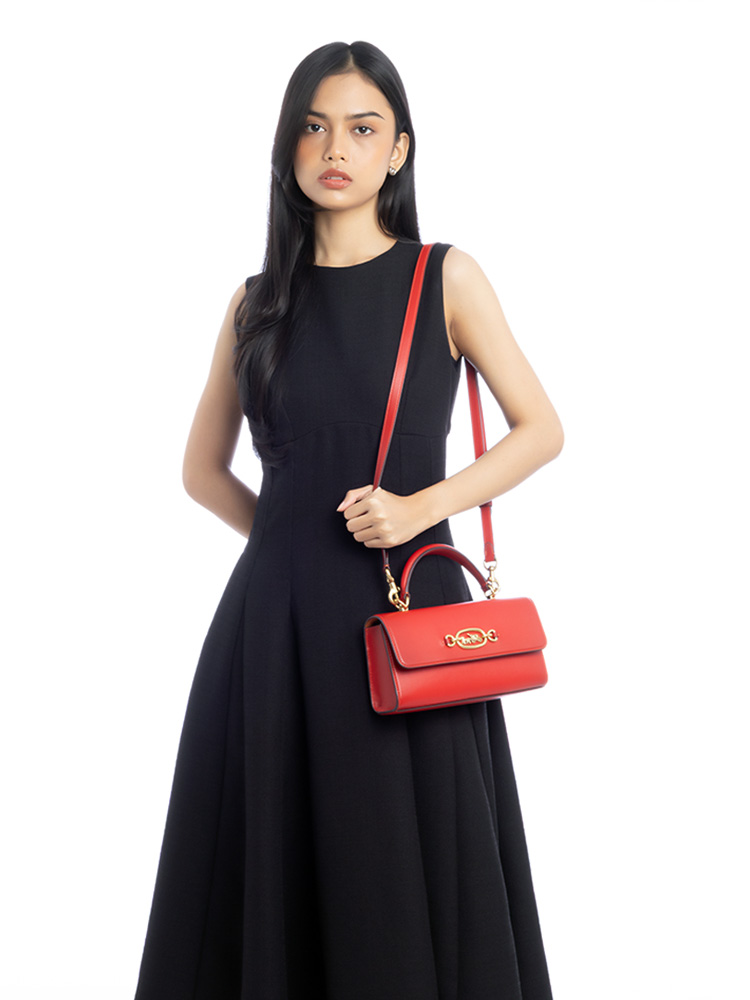 CM701 Harlow Top Handle Bag Electric Red