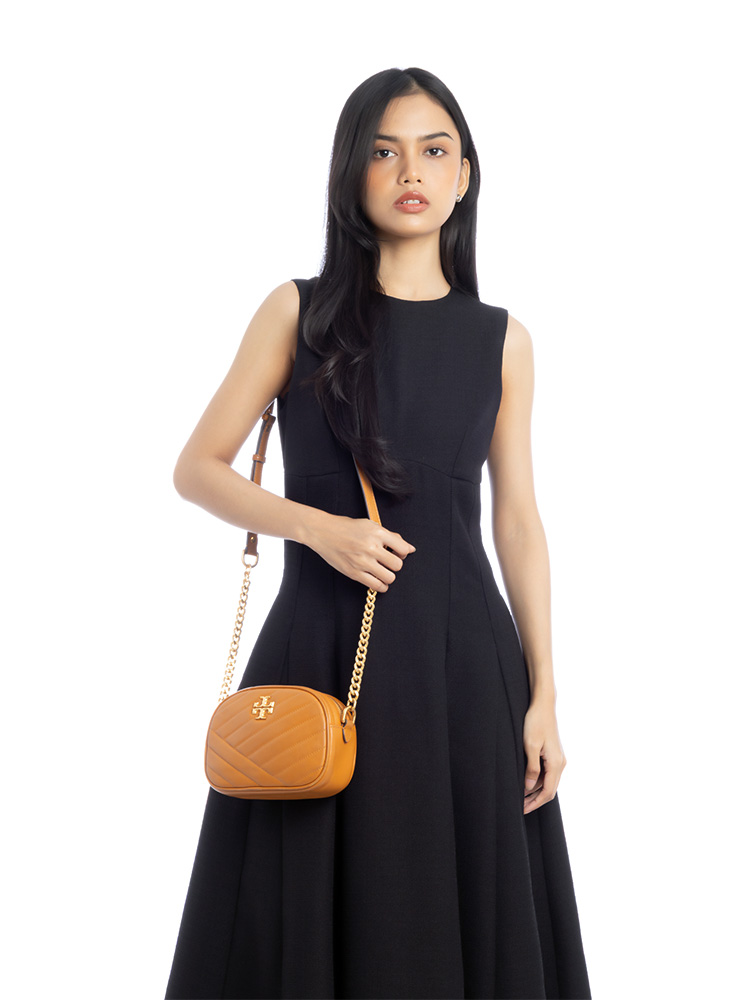 Kira Chevron Small Camera Bag Squash